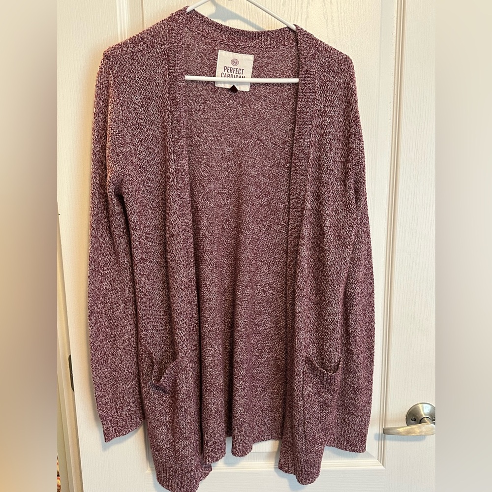 SO Women's Burgundy Cardigan